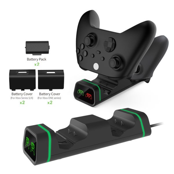 Xbox SeriesX S wireless Controller Dual Charging SLIM ONE X Dual Battery Charging Kit