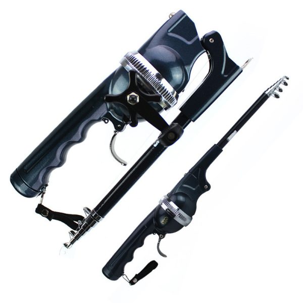 Foldable fishing rod portable pocket throwing rod lancer