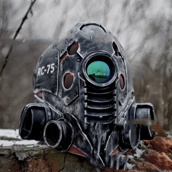 Wan Cyberpunk Mask Helmet Halloween Steam