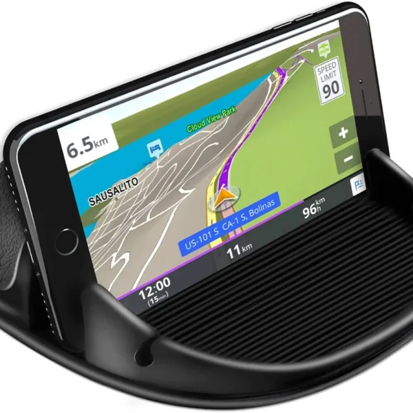 Silicone Car Phone Holder, Mount Silicone Car Pad Mat for Various Dashboards, Slip Free Desk Phone Stand Compatible with iPhone