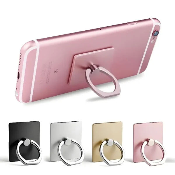 Finger Ring Mobile Phone Smartphone Stand Holder Cell Smart Phone Ring Transparent Holder Socket Stand