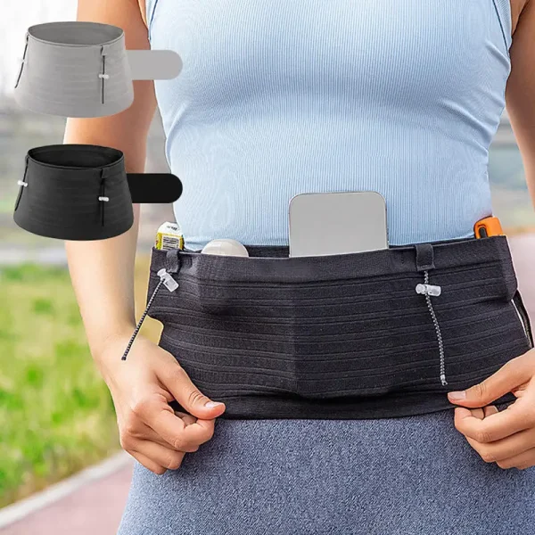Running Waist Bag Men Women Invisible Elastic Running Belt Multi-function Sports Phone Waist Belt Bag Gym Fitness Marathon