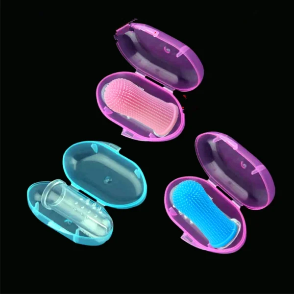 Super Soft Dog Toothbrushes Cleaning Finger Brush For Dog and Cat Grooming Nontoxic Teethbrush Dental Care Pet Products